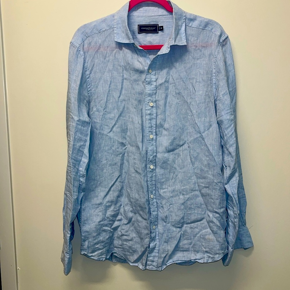 NWOT Vineyard Vines Linen Chambray Tunic - size medium